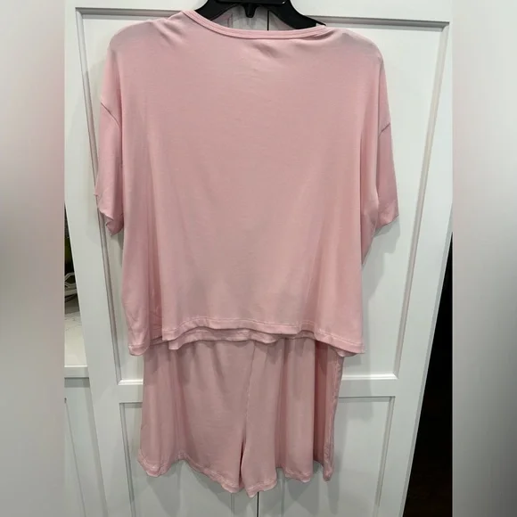 Papinelle NWOT Luxe Rib sof touch Tee & Boxer PJ set